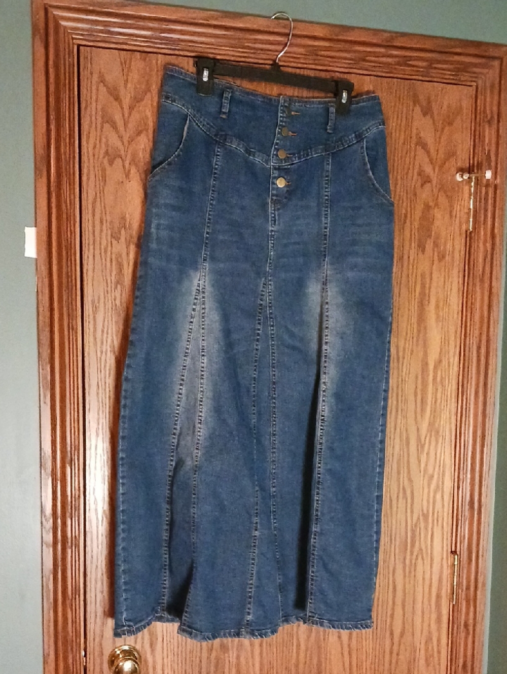 Women's Chartou Maxi Jean Skirt